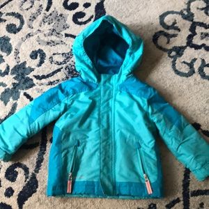 Toddler girl 2 piece winter coat.